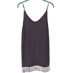 Aritzia Wilfred Vivienne tessels dress grey Medium T9